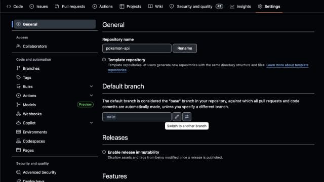 Changing the Git master branch to main (updated)